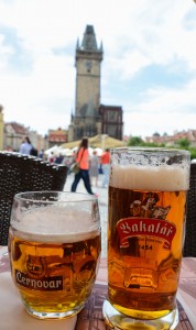 Beers on Market Square, Prague